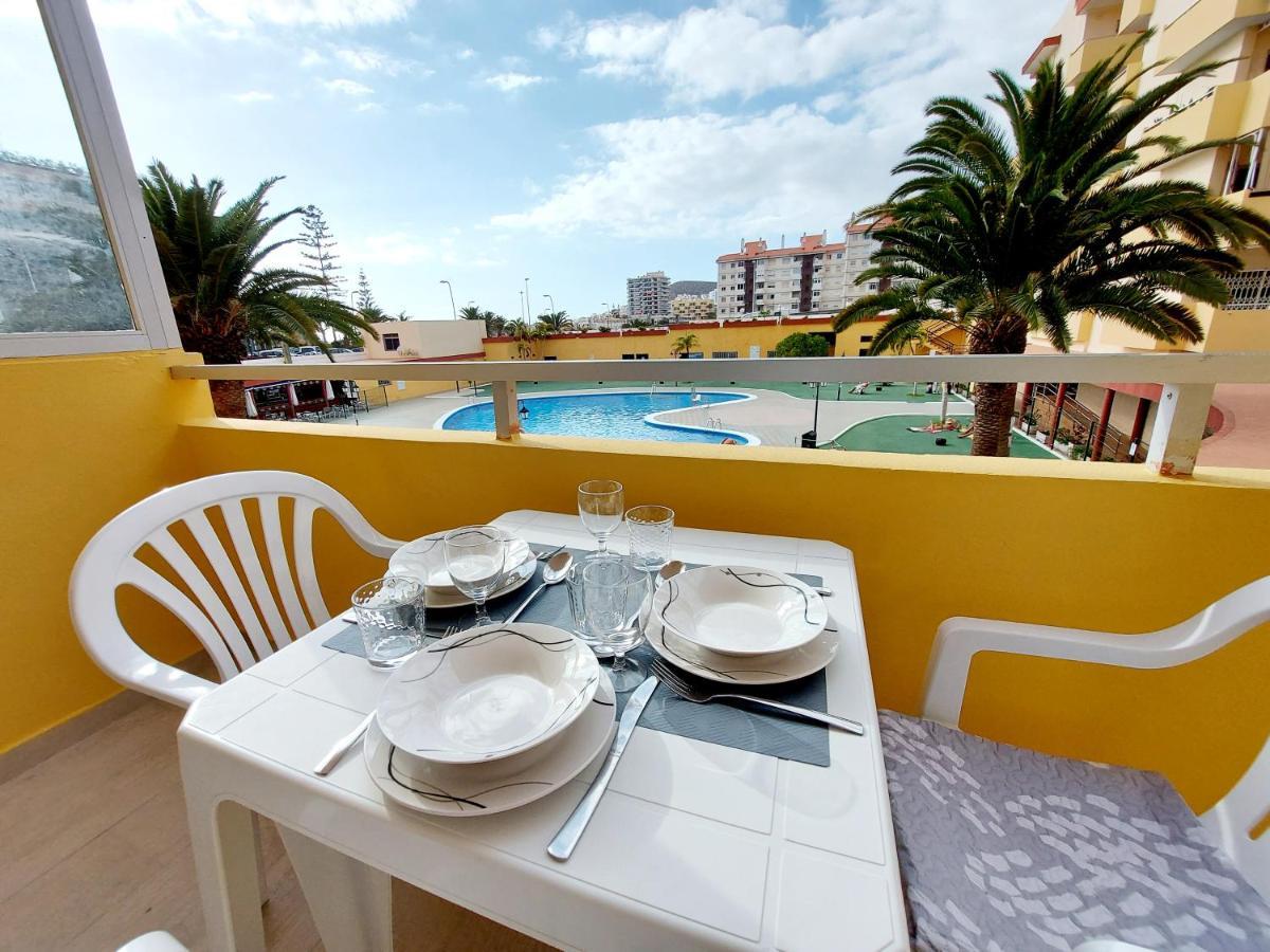 Sunny Cozy Nice Apartment Loscristianos Wifi,Pool Los Cristianos  Εξωτερικό φωτογραφία
